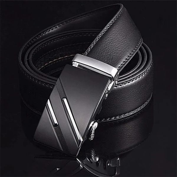 Altri accessori moda LFMBFamosa cintura di marca da uomo in vera pelle di lusso di alta qualità per cinturino con fibbia automatica in metallo maschile 231013