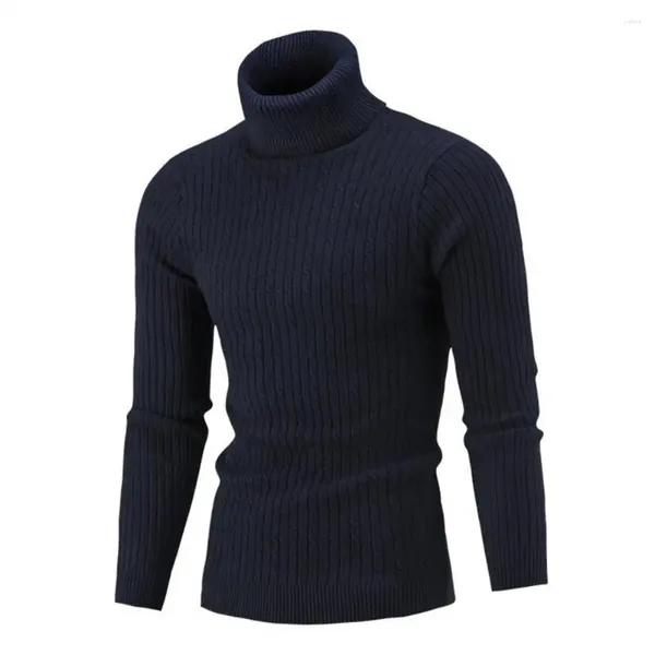 Erkek Sweaters Hafif Pullover Gömlek Erkekler için Sıradan Burtleneck Tee Katmanlı Şık Seçenek İnce Fit Sonbahar