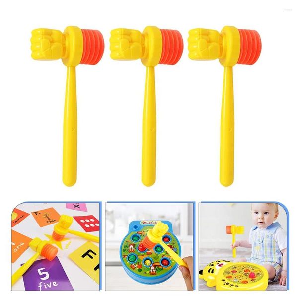 Pcs Martelo Ferramentas Mini Brinquedos Crianças Martelos De Plástico Batendo Mallet O Banco Jogo Adereços Jerrycan