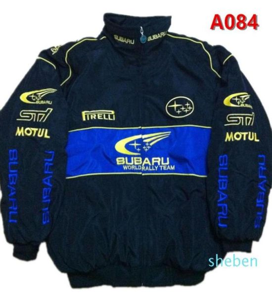 Хлопковая куртка с вышивкой Subaru Nascar Moto Car Team Racing 36457717774462