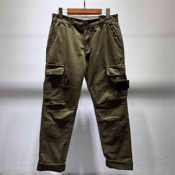 Emblemas remendos calças de trilha dos homens letras design moda jogger calças de carga calças com zíper voar calças compridas homme Clothing239o