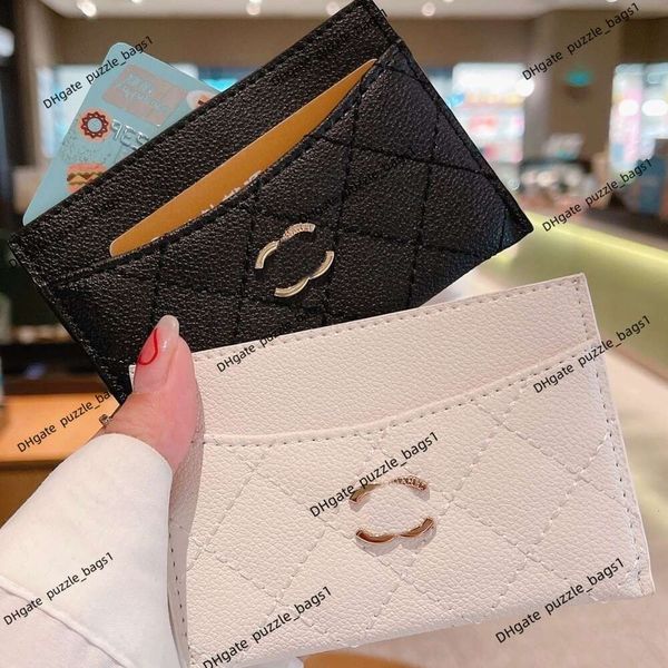 Designer Wallet Classic Card Bag Frauen neue Mode Einfache kleine Geldclip -Business -Kredit -Cover weiche hohe Aussehen doppelseitigseitig