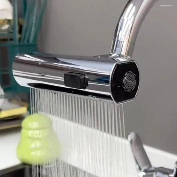 Mutfak muslukları abs musluk zahmetsiz kurulum sıçrama geçirmez 360 derecelik şelale musluk uzatma havalandırıcı geliştir