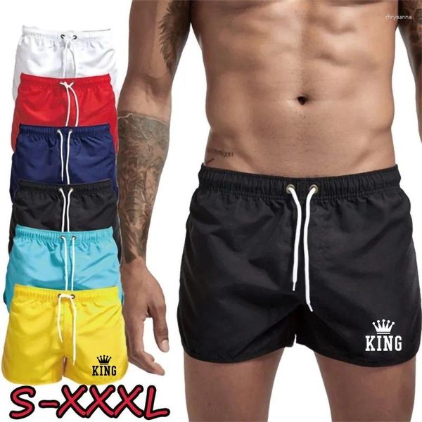 Мужские шорты-боксеры мужские дышащие летние быстросохнущие пляжные шорты больших размеров S-3XL