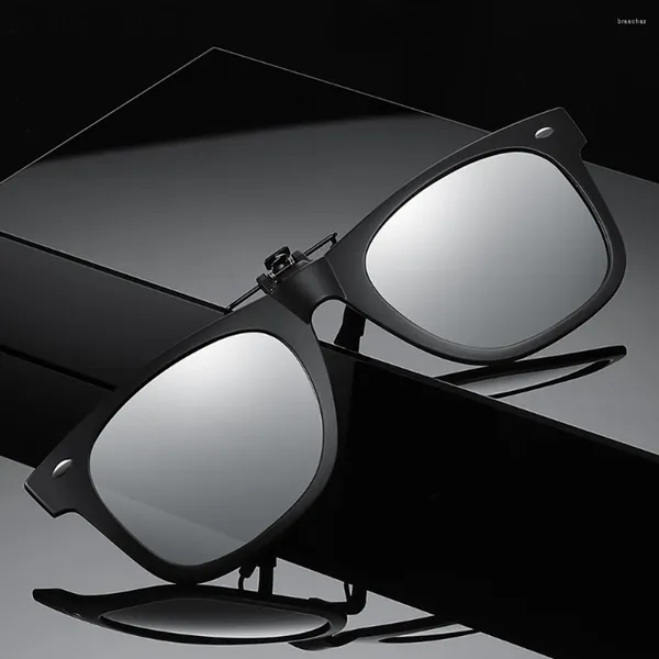 Sonnenbrille Swanwick Clip On Polarisierte Männer TR90 Quadratische Sonnenbrille Für Frauen Unisex Nachtsicht Gelb Grün 2024 UV400 Fahren