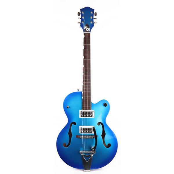 G6120T-HR Brian Setzer Signature Hot Rod Candy Blue Burst Chitarra elettrica come nelle immagini