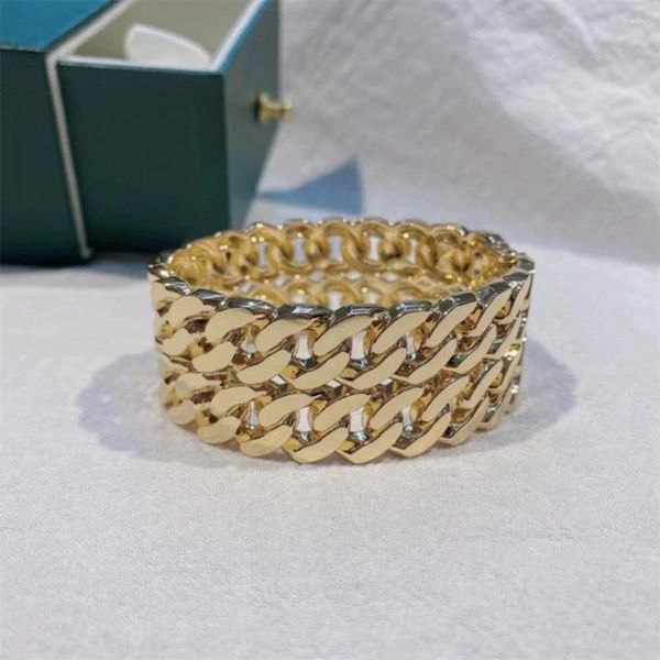 Armreif Klassische Hohlkette Armband Für Männer Frauen Trend Luxus Dubai Gold Rotguss Schwarz Farbe Romantische Paar Schmuck Geschenk