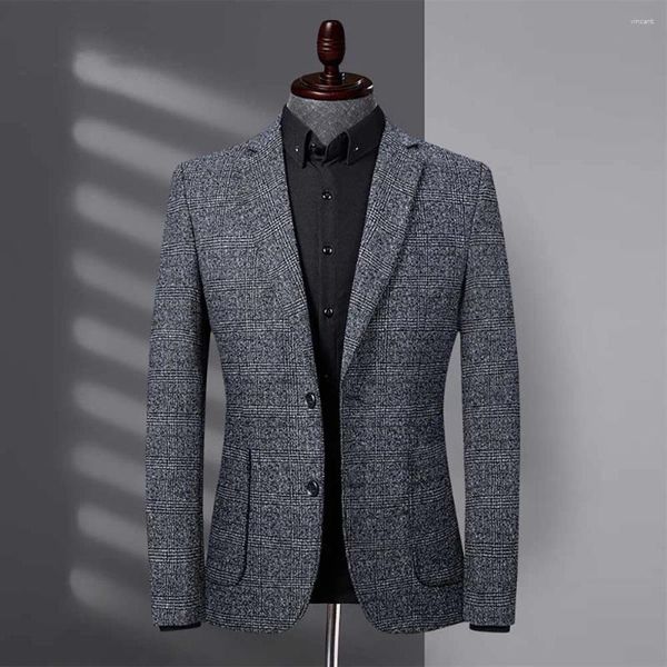 Abiti da uomo Business Trendy Fashion Suit Blazer da uomo Casual Slim Fit Giacca stile coreano Premium Office Wedding Clothing