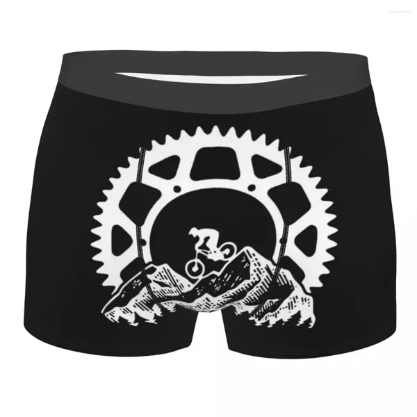 Cuecas BMX Bike Racing Calcinha de Algodão Homem Cueca Sexy Mountain Cycle Tire TL Shorts Briefs