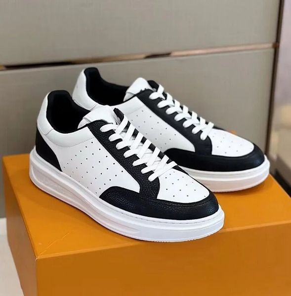 Popular marca homens beverly hills tênis sapatos branco preto skate andando baixo topo masculino casual sola de borracha tecido atacado desconto treinadores EU38-46 com caixa