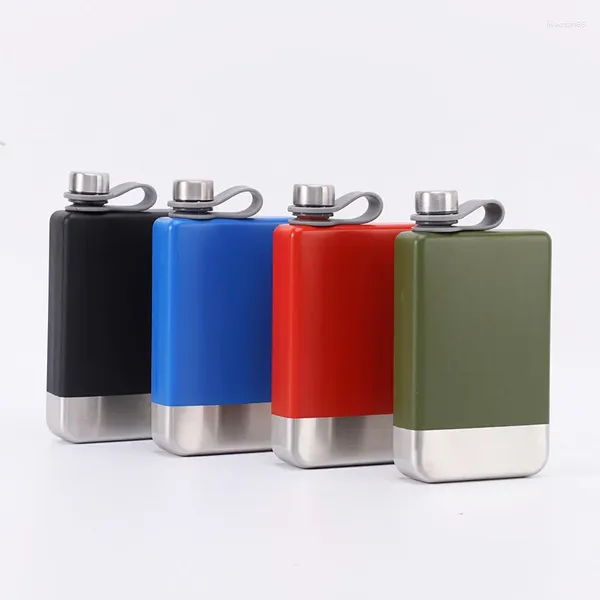 Colheres de café 20 Pçs/lote Design Premium 9 Oz Aço Inoxidável 304 Hip Flask Garrafa de Vinho de Uísque Álcool Bolso Flagon Presentes Para Viagens