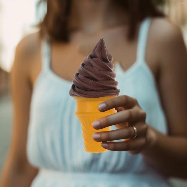 Decorazione per feste Simulazione Modello di gelato Piccolo giocattolo simulato falso per bambini Decorazioni interessanti Accessori per bambini Campeggio da tavolo