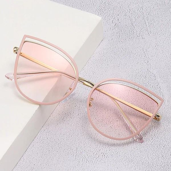 Sonnenbrille Luxus Hohe Qualität Legierung Cat Eye Design Frauen Männer Polarisierte Fahren Pilot Angeln Radfahren Klassische Sonnenbrille UV400