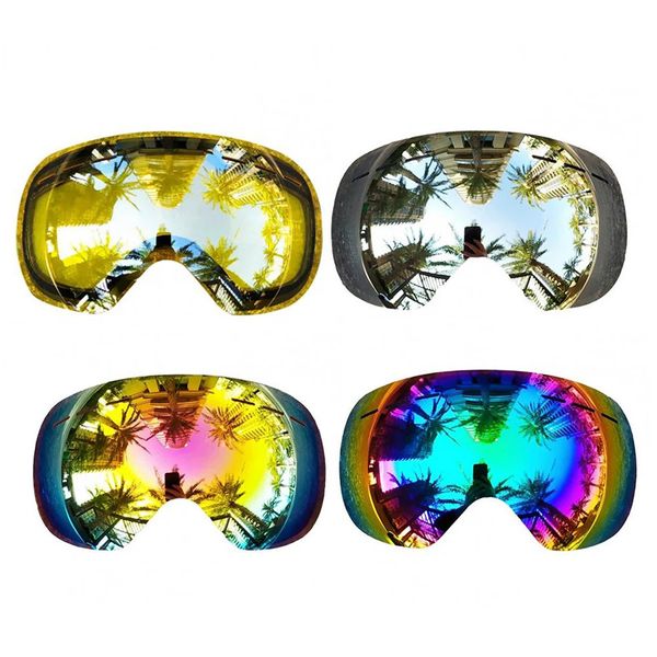 Kayak Goggles Anti-Fog Ski Goggles Lens Kayak Gözlükleri Çift Katman Snowboard Kar Gözlükleri Kayak Gözlük Lens Kayak Kullanımı 231016