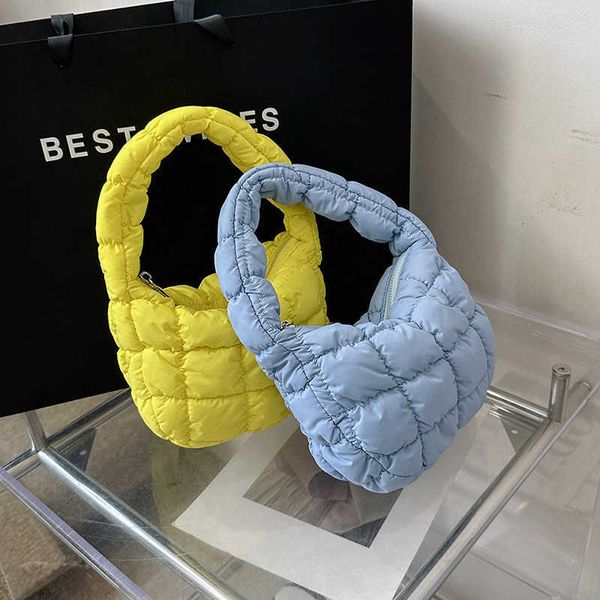 Borse classiche borse da hobo coreano borse a pieghe di nicchia di nicchia nuovo mini cloud versione dongmen una borsa versatile alla moda