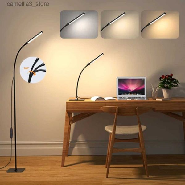 Floor Lamps LED Floor Lamp for living room Indoor lighting stand Adjustable Gooseneck Dimmer Reading Light Standing Lamps Living room Q231016