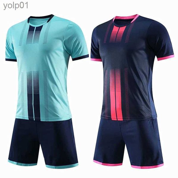 Männer Trainingsanzüge Männer Kinder Trainingsanzug Gym Fitness Sport Anzug Quick Dry Laufen Jogging Kleidung Jungen Fußball SportswearL231016