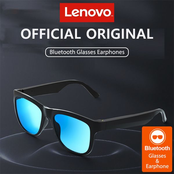 Neues Original Lenovo Lecoo C8 Smart Gläses Headset Wireless Bluetooth Sonnenbrille Outdoor Sport Earphone HD Mic Calling Headphone