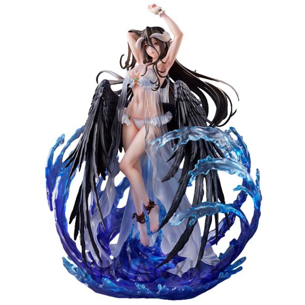 Parmak Oyuncaklar 1/7 Deluxe Edition 33cm Overlord Albedo Seksi Anime Figür Albedo Mayo Aksiyon Figürü Yukata So Bin Figür Yetişkin Model Oyuncaklar