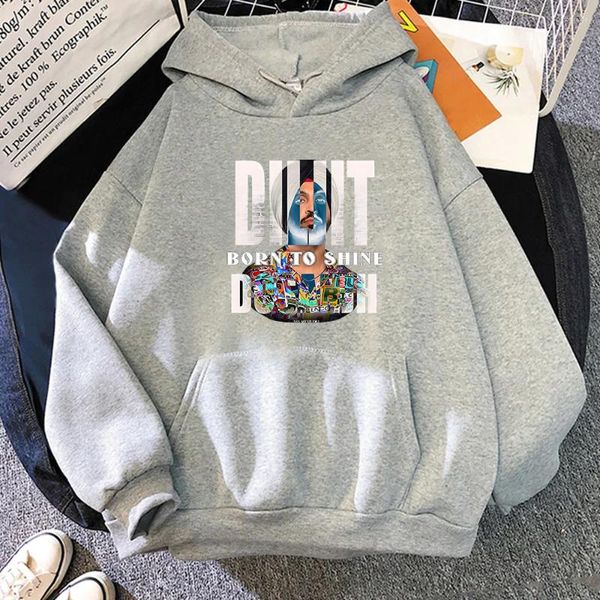 Erkek Hoodies Diljit Dosanjh Giysileri KPOP Kadınlar Erkek Sokak Moda Sonbahar Sweatshirt Retro Hip Hop Y2K Grafik Baskı Sokak Giyim 90'lar