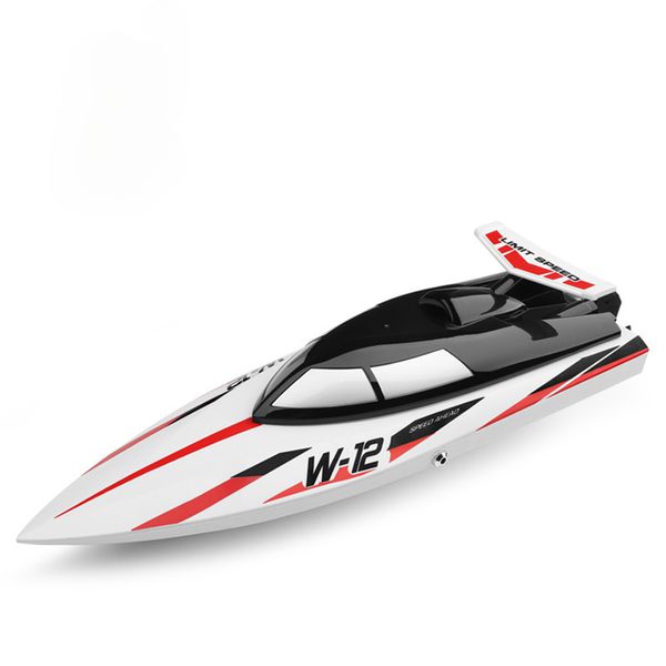 Wl912-a Barca del Rc 2.4g Telecomando 35 km/h Ad alta velocità Capovolgimento Impermeabile Rc Motoscafo Elettrico in Pvc Barca Giocattolo per Ragazzo Kidsgift