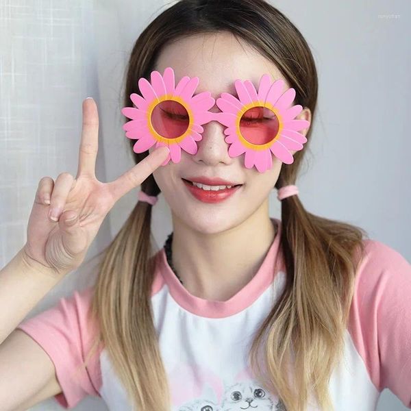 Óculos de sol feminino grande quadro flor margarida oval óculos de sol senhora lazer proteção uv óculos uv400