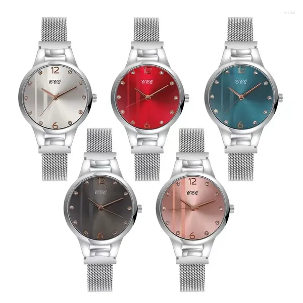 Orologi da polso Orologi da donna semplici Strass Scala al quarzo Ladies Relogio Orologio casual per tutti i giorni Reloj Para Mujer