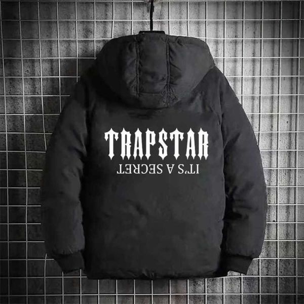 Masculino para baixo parkas limitado trapstar para baixo jaqueta roupas Xs-4xl masculino mulher moda casaco masculino algodão marca topo 220924yz40