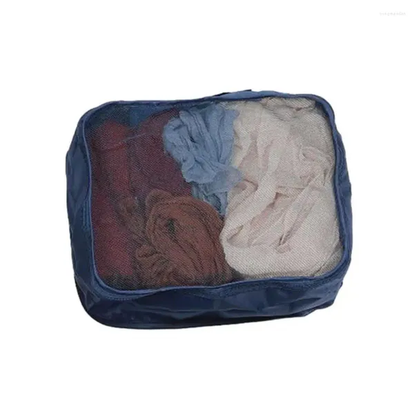Sacos de armazenamento Saco de viagem de sapato painel de malha durável conjunto de capacidade organizador de roupas de higiene pessoal para homens