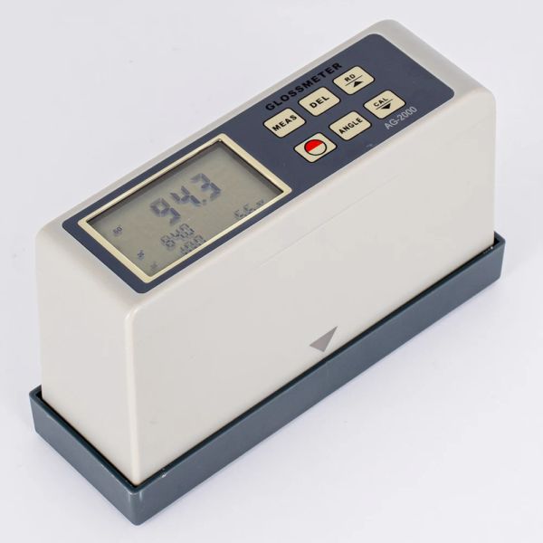 Glossmetro digitale ad alta risoluzione AG-2000 Mutil-Angle Glossmetro Misuratore di lucentezza digitale che misura 20/60/85 gradi Ampio intervallo 0,1-2000GU