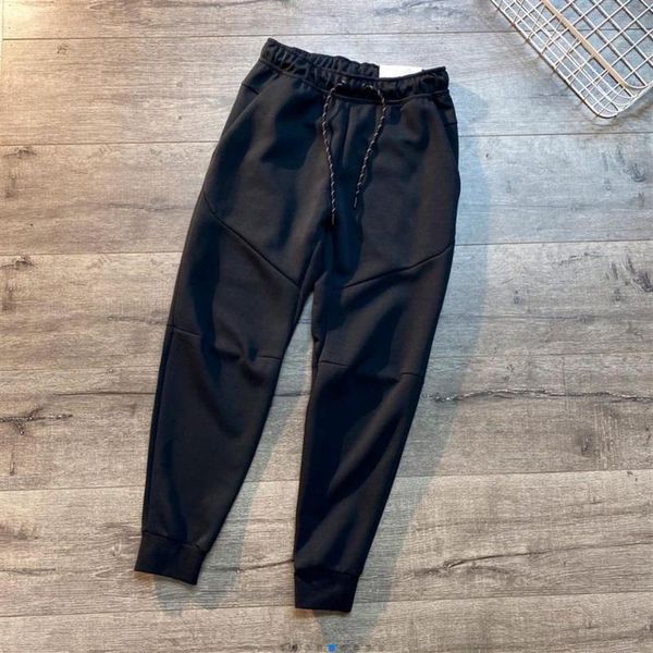 2025 Stati Uniti pantaloni sportivi pantaloni da corsa neri TECH FLEECE Space Cotton Bottoms taglia asiatica M-XXL211N