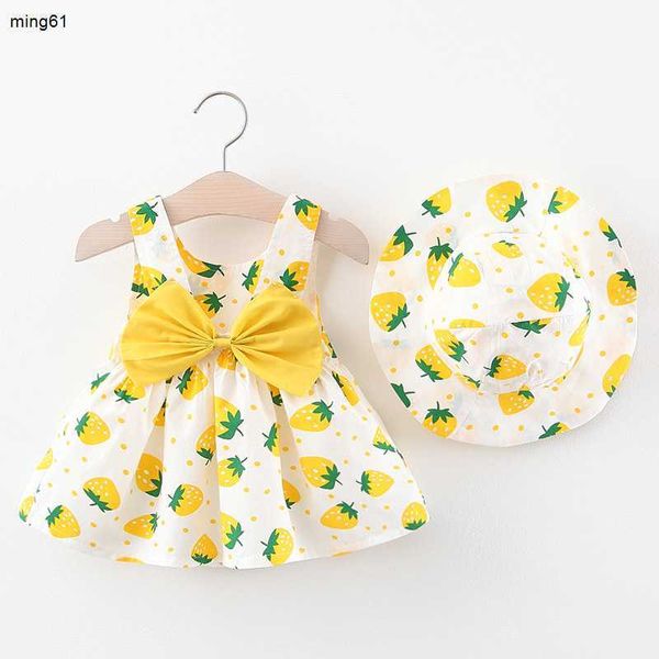 Marke Designer Mädchen Kleid Mode Kleider 1-3 Jahre altes Baby Sommerkleid Kinder Prinzessin Kinder tragen Kleidung 6 Monate Boutique