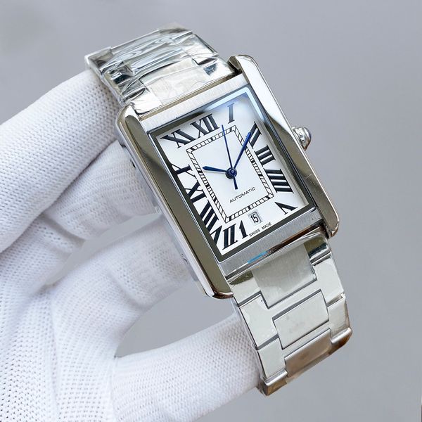 5a relógio de luxo tanque quartzo designer movimento relógios das mulheres dos homens moda automática ouro senhora mecânica para luxurys15