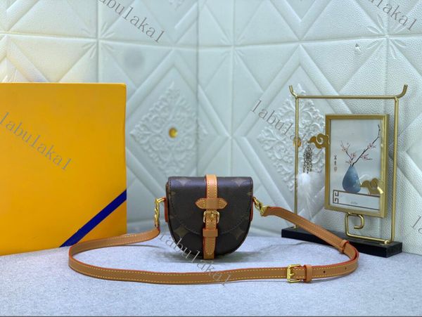 M46643 Mi cro Chan tilly donna uomo borsa a tracolla a tracolla borsa piccola di lusso moda in pelle designer shopping bag borse portafoglio borsa per cellulare Borsa da sella