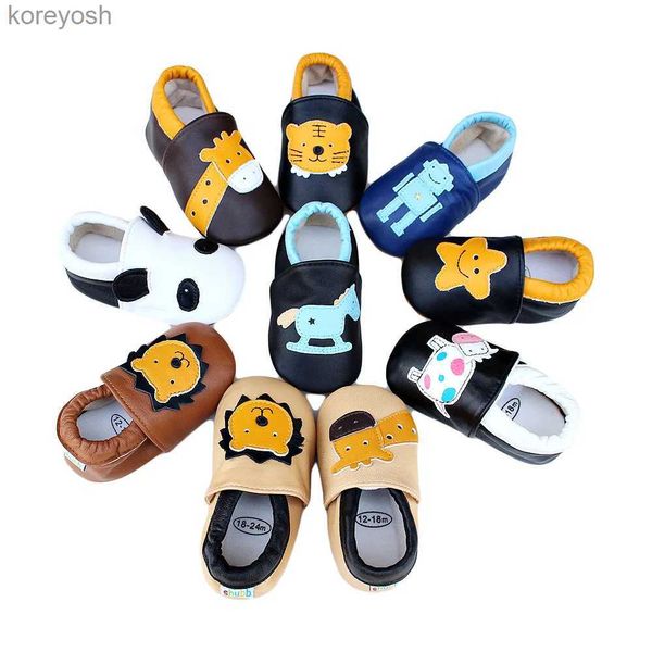 Первые ходунки Детские кожаные повседневные туфли для кроватки для первых шагов для малышей для девочек и мальчиков Развивающие ходунки для новорожденных Детские кроссовкиL231016