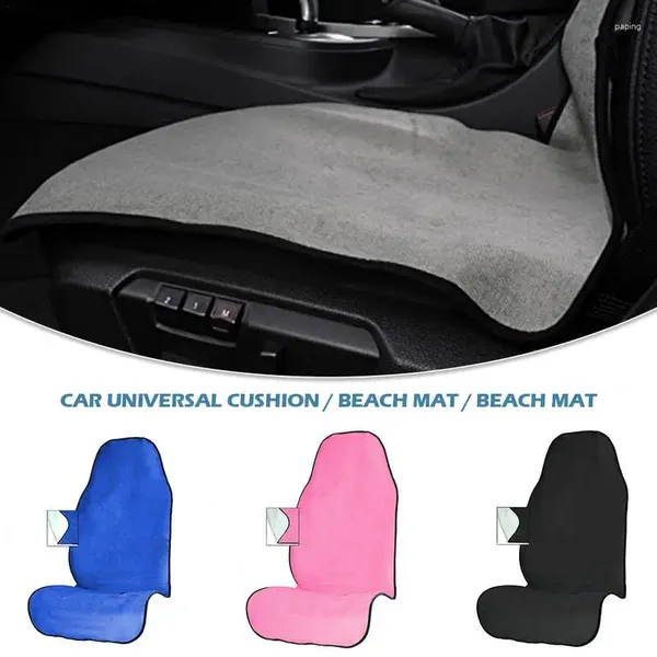 Capas de assento de carro capa de toalha universal caber todo o suor absorveu protetor frontal à prova d'água para acessórios interiores de veículos