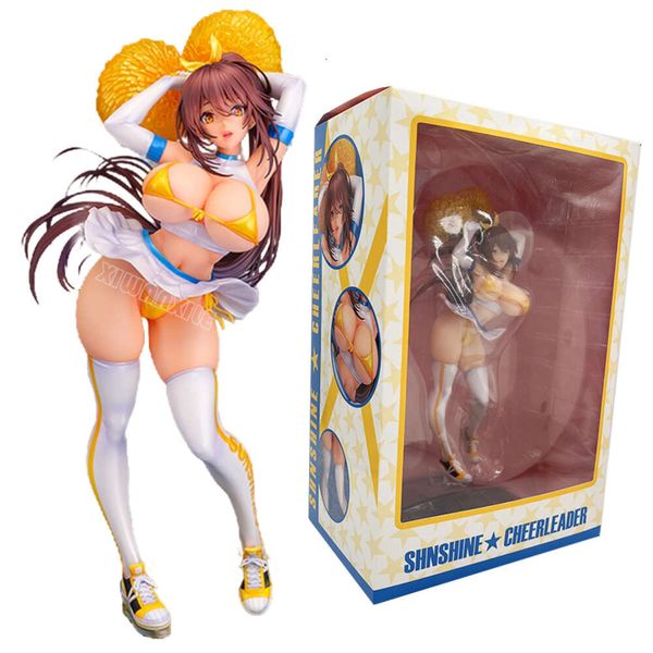 Brinquedos de dedo 29cm nativo foguete menino luz do sol cheerleader anime menina figura mataro original figura ação collectible modelo boneca brinquedos presentes