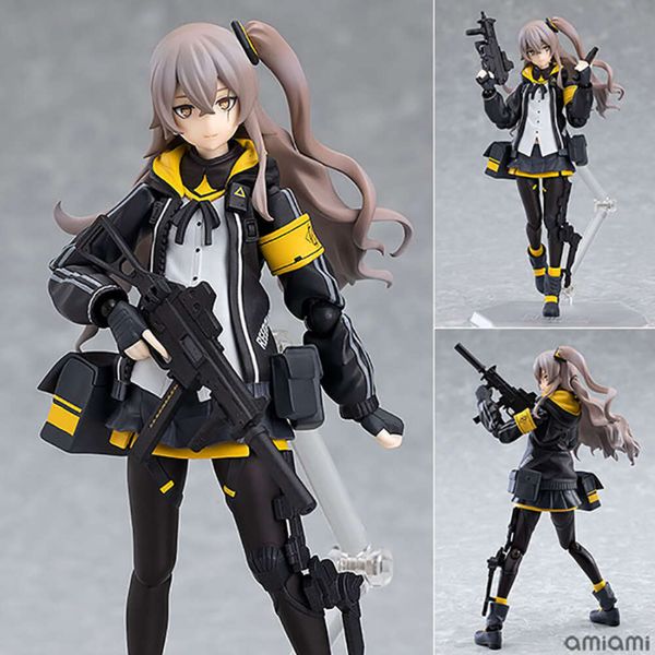 Игрушки для пальцев 14 см Figma Girls Frontline Ump45 Аниме Фигурка #1264 Фигурка Girls Frontline Figma Ump45 Коллекция фигурок Модель Игрушка-кукла