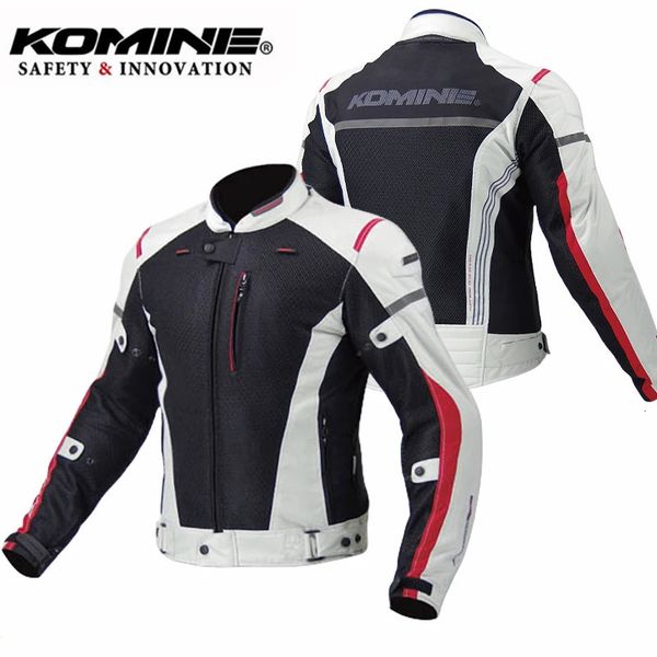 Giacche da uomo KOMINE JK069 Giacca Primavera Traspirante Denim Mesh Racing Ride Abbigliamento ad alte prestazioni Resistenza alla caduta Giacca da moto 231016