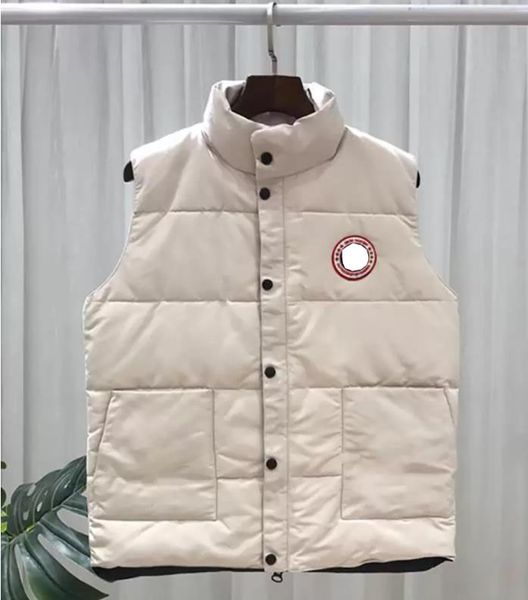 Canadá EUA inverno ao ar livre Popularidade Mens para baixo Coletes de luxo bodywarmer moda jaquetas Mulheres Gilet Designer Casaco Masculino Doudoune Luxe Goose veste homme manteau # 55