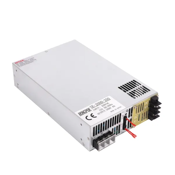 2000W 6A 350V Supply Transformer 0-5V Controle de sinal analógico 0-350V Fonte de alimentação ajustável 350V 6A SE-2000-350