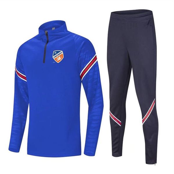 21–22 FC Cincinnati Herren-Fußballmannschaft Herren-Trainingsanzüge Istanbul Basaksehir FK Fußball-Set, individuelles Tean-Logo, Fußball-Trainin311Q