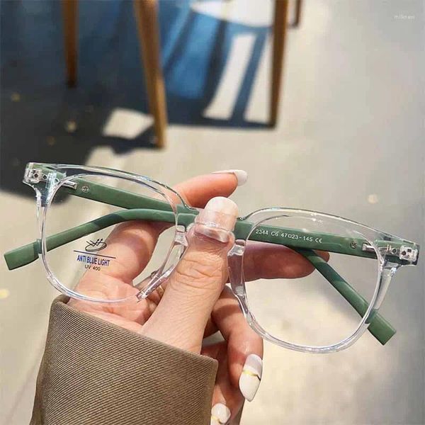 Occhiali da sole YOOSKE Occhiali da vista quadrati di moda Occhiali da vista da donna Trasparenti anti luce blu Occhiali da vista Lenti trasparenti Retro TR90 Montature per occhiali