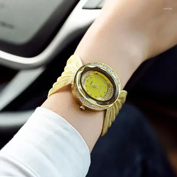 Orologi da polso Top Style Fashion Watch cinturino in pelle di lusso da donna orologio da polso analogico al quarzo da donna orologio da donna Dropshiping 2023