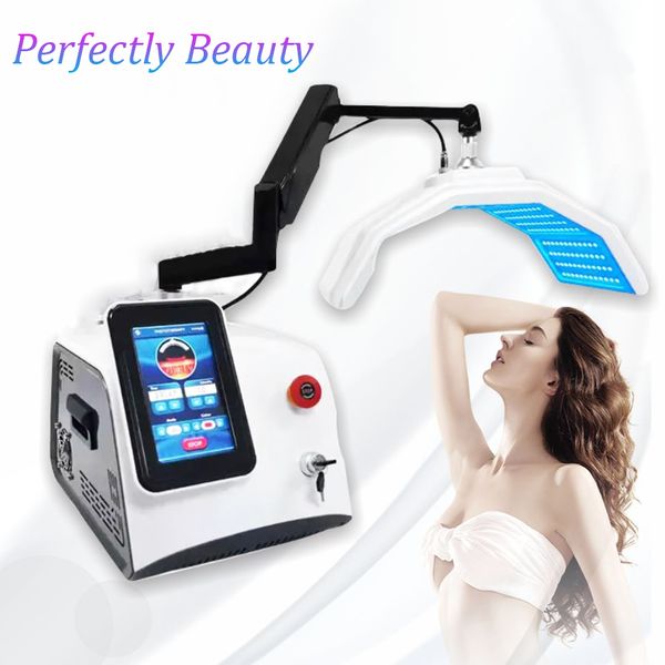 Vendas quentes 7 espectrômetros de cores pdt led terapia de luz face lift máquina de cuidados com o corpo rosto fóton massagem facial para uso clínico em casa