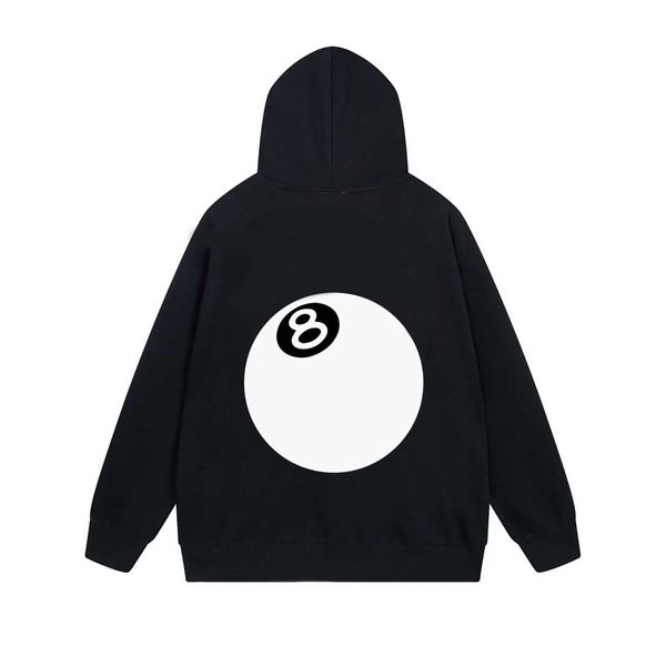 Stusssy Pullover Neue Designerin Männer Frauen Mode Thermal Hoodie 8 Ball Hoodie Lamm Wolle Modestreetwear Stusssy Hoodie Winter Stussine 4003