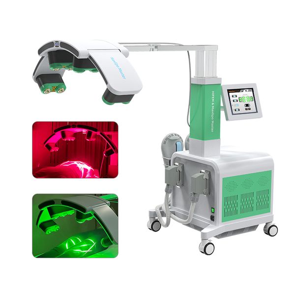 10d лазер зеленый свет лазерная терапия машина для похудения Изумрудный лазер 10D вращающийся Lipo уменьшает коррекцию фигуры 532 нм удаление жира