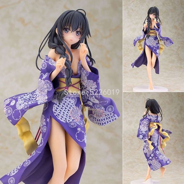 Fingerspielzeug 26 cm Yukino Yukinoshita Yukata Sexy Anime-Figur My Teen Romantic Comedy Snafu 2 Figur Yui Yuigahama Sexy Actionfigur Spielzeug