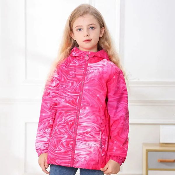 Giubbotti Primavera Autunno Bambino Giacca per bambini Neonato Ragazza Cappotto impermeabile antivento DoubleDeck Interno in pile polare 231016