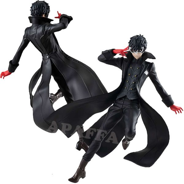 Fingerspielzeug 17 cm Pop-Up-Parade Persona 5 die Animation Joker Anime-Figur #989 Ren Amamiya Protagonist Actionfigur Erwachsenenmodell Puppenspielzeug